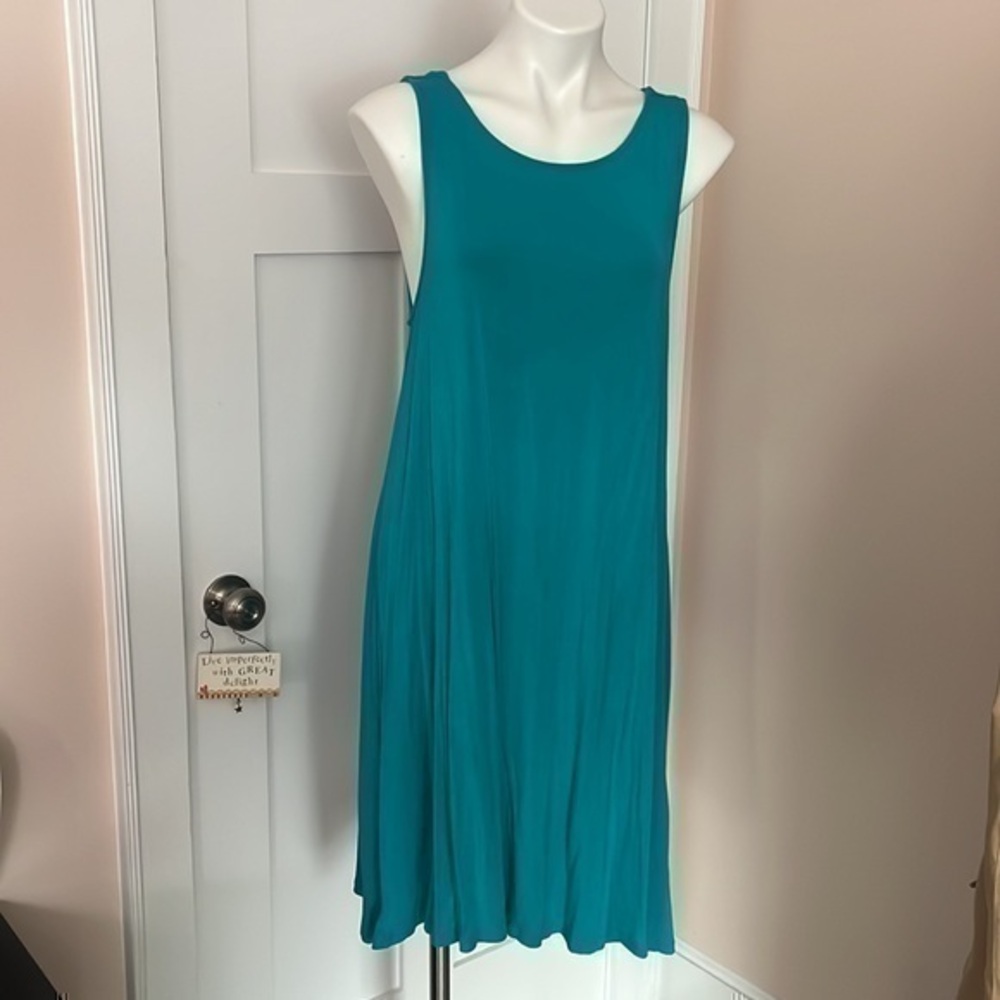 Old Navy Teal Tie Back Dress